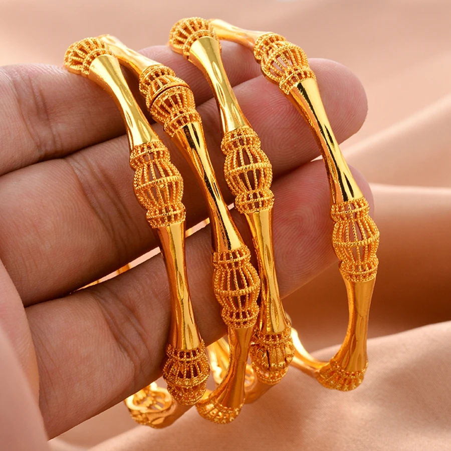 

Gold Color bracelets for Women Girls Middle East Dubai women's fashion jewelry Ethiopia Europe and America bride wedding jewelry