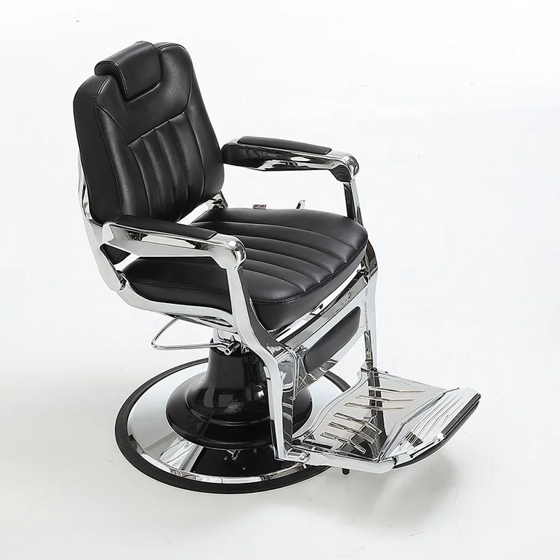 Modern High Quality Beauty Hair Salon Chair Hydraulic Pump Rotation Round Base Professional Barber Chair