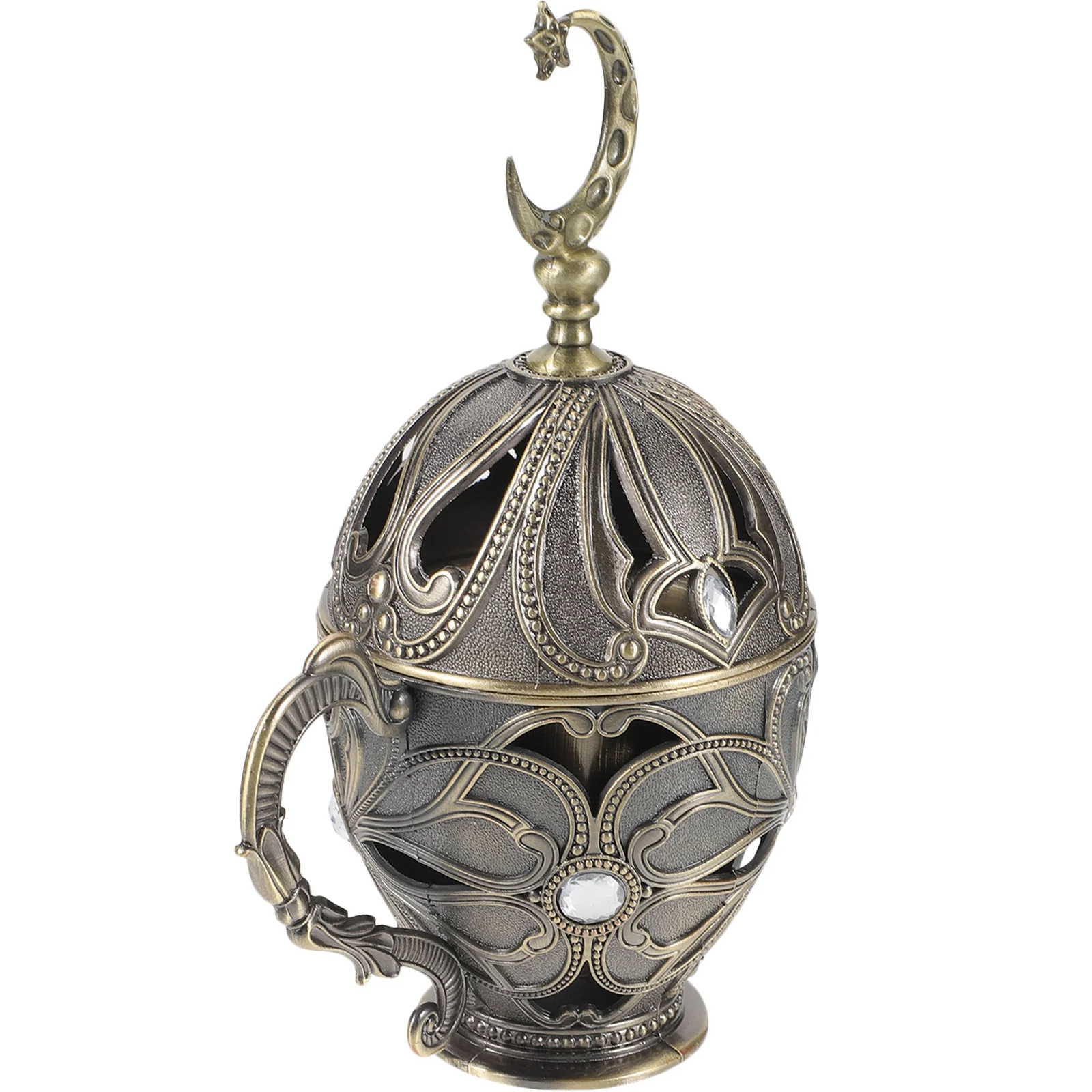 

Home Decor Incense Burner Vintage Elegant Design for Living Room Bedroom Study Table Centerpiece Moon Incense Holder