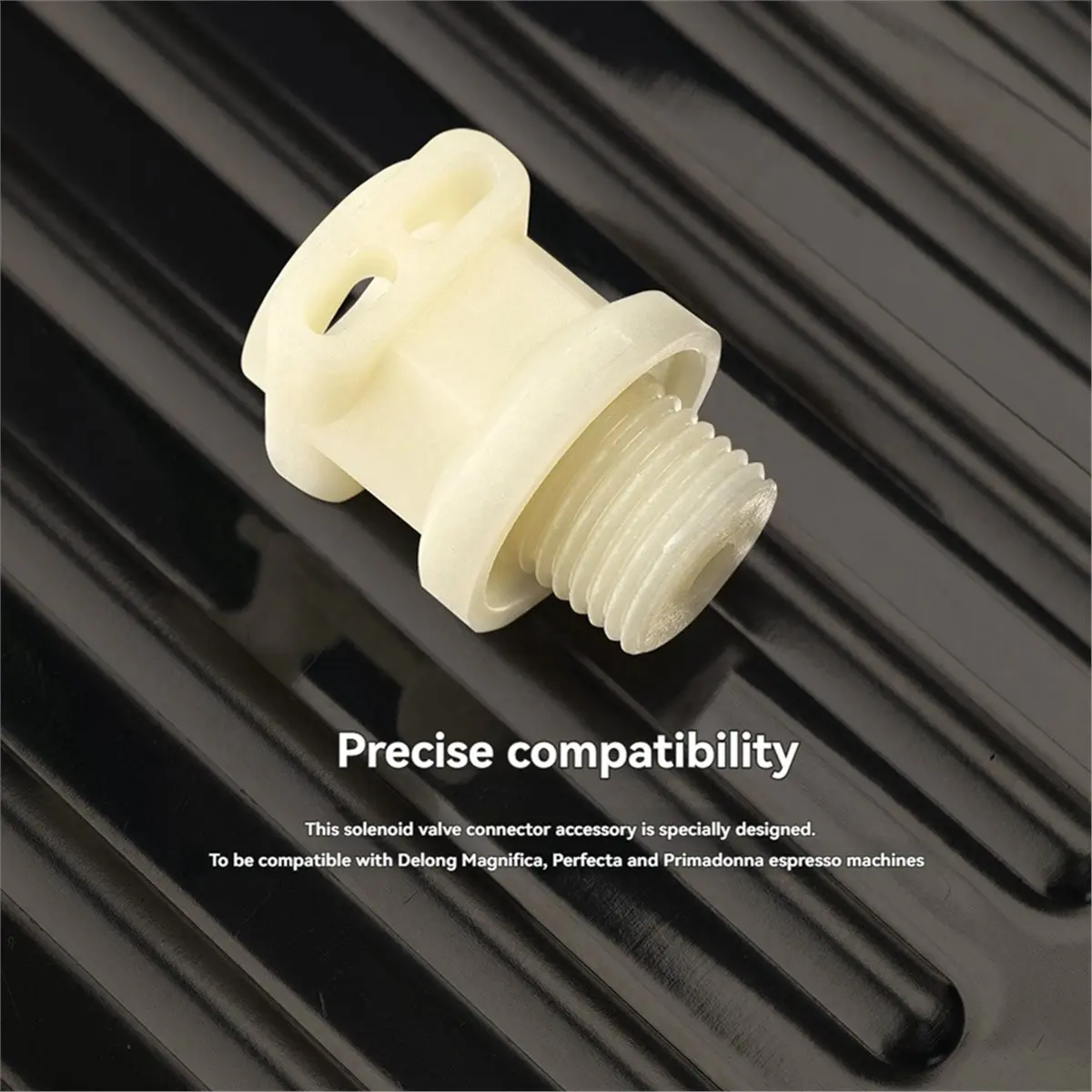Babq Solenoid Valve Connector Fitting With 1/8M Thread Clip Coupling For Delong…