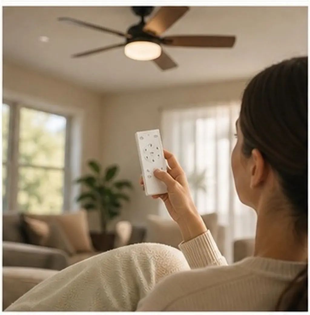 Fan Remote Control Wireless Adjustable Dimmer for Ceiling Fan Lighting Living Room Kitchen Bedroom Universal