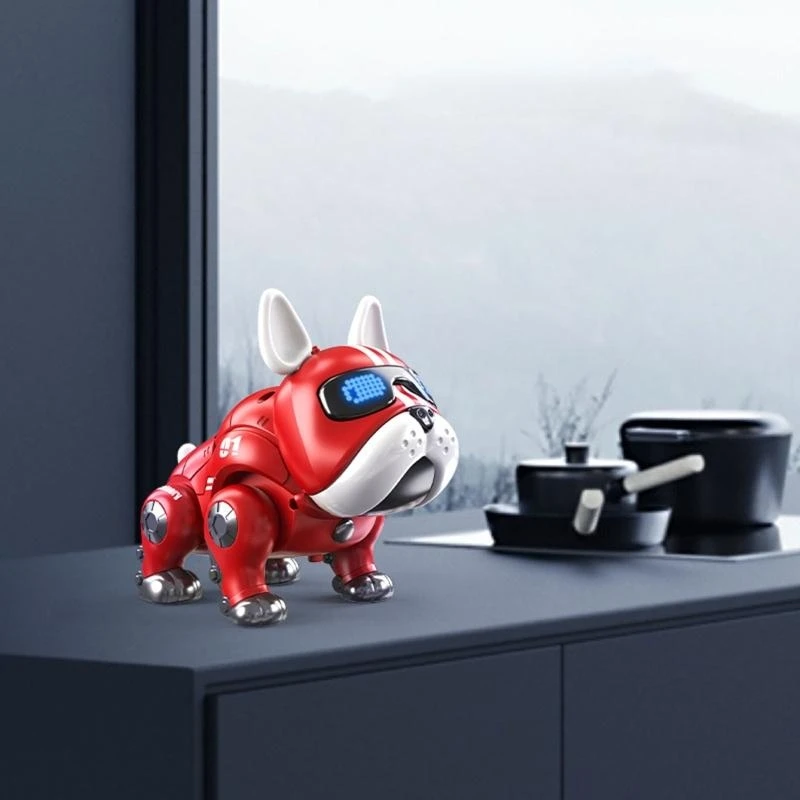 Robot Puppy Speelgoed Lopend Dier voor 3-5-jarige jongens Meisjes Hersentraining Nieuwjaar Kinderdagcadeau 15UB