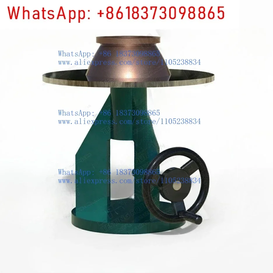 1PCS Manual Cement Flow Table Apparatus for Sale Cement Mortar Flow Table Consistency Test Apparatus
