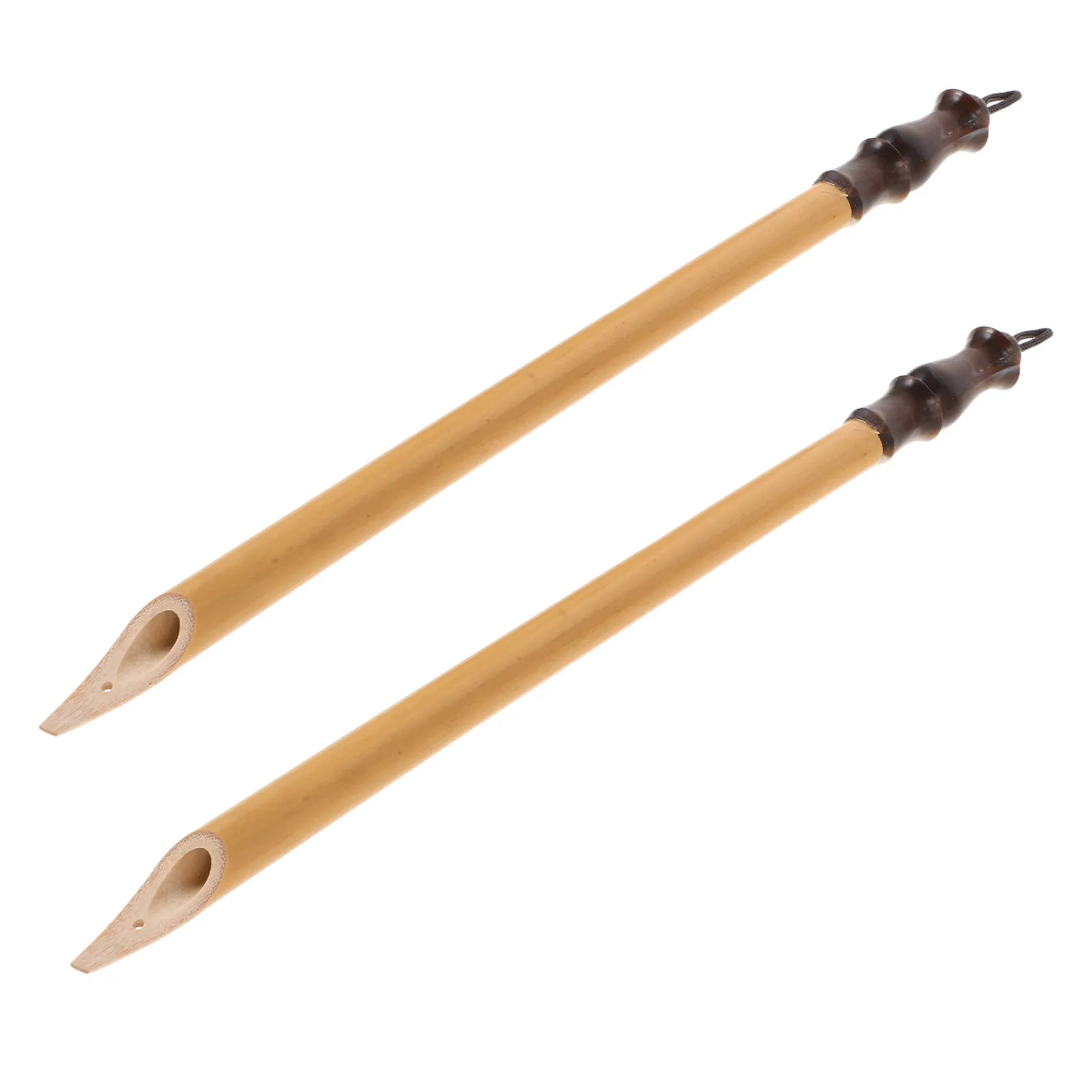 

2Pcs Handcrafted Bamboo Dip Pen for Chinese Calligraphy Beginners Vintage Bamboo Cane Drawing Pen with Hanging Loop Calligraphy