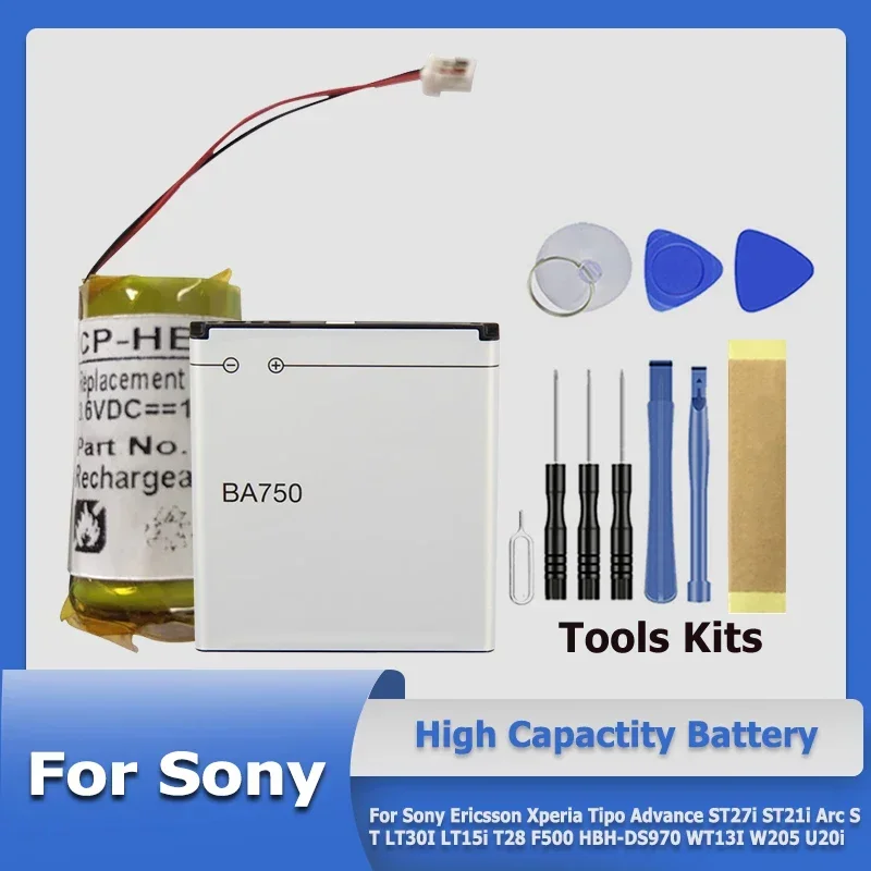 New GP1022L15 Battery For Sony Ericsson Xperia Tipo Advance ST27i ST21i Arc S T LT30I LT15i T28 F500 HBH-DS970 WT13I W205 U20i