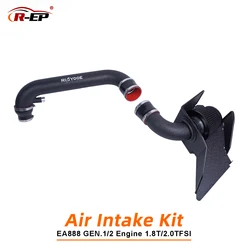 High Flow Cold Air Intake Pipe Kit with Filter for VW Golf V VI Passat Jetta CC Beetle Caddy Eos Scirocco Sharan Tiguan Touran