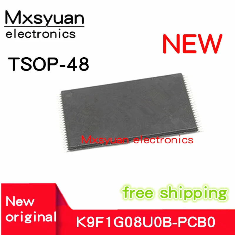 5pcs~50pcs/LOT New original K9F1G08U0B-PCB0 K9F1G08UOB-PCBO K9F1G08U0B K9F1G08UOB PCB0 TSOP48 128M x 8 Bit NAND Flash Memory