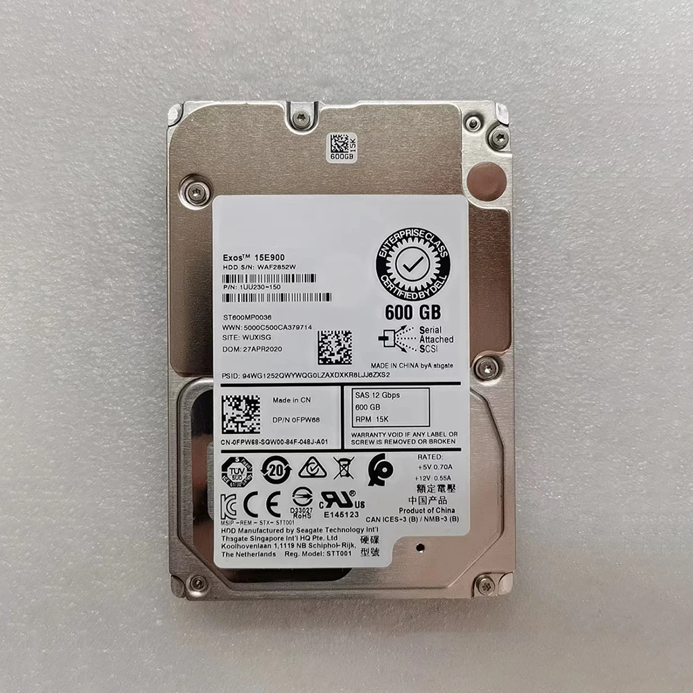 ST600MP0036 Server Hard Disk 0FPW68 600G 15K SAS 2.5