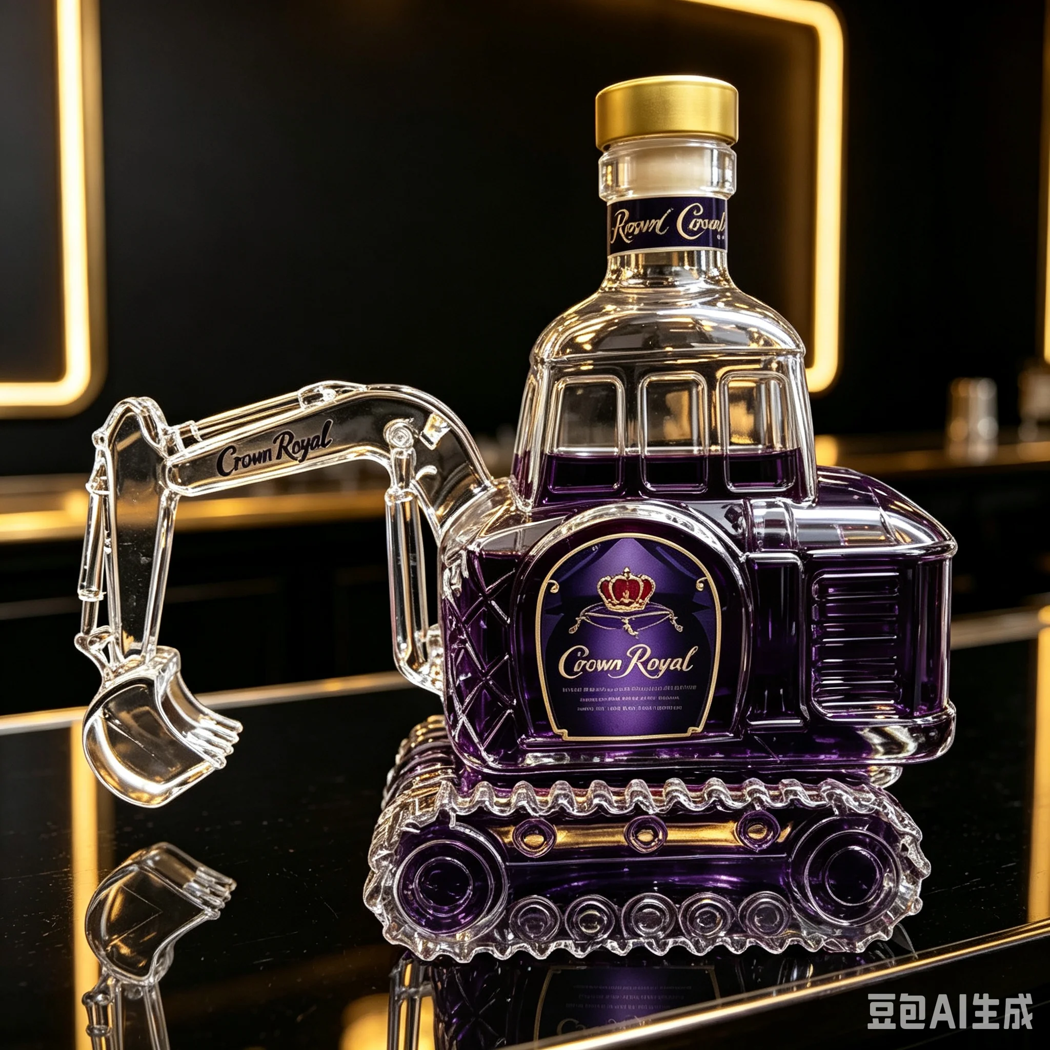 Heavy-Duty Excavator Whiskey Decanter 2026 Premium Craftsmanship Barware Unique Gift for Builders Collectors And Whiskey Lovers