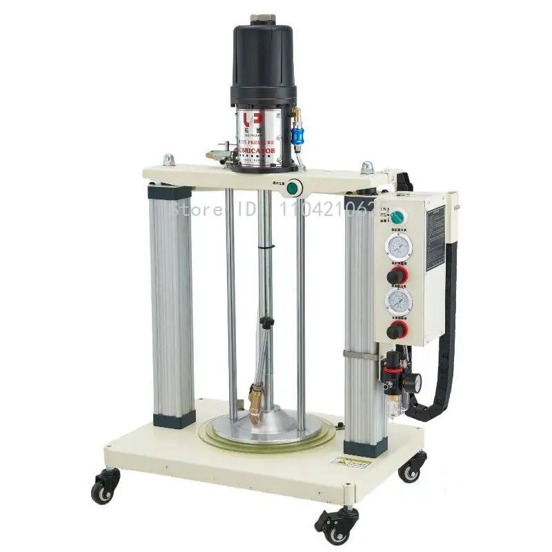 Double column pressure plate pump quantitative grease filling machine