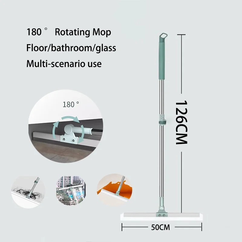 Silicone Scraper Broom Magic Water Floor Bathroom Squeegee Scrubber High Place Glass Wiper Household Cleaning Tools