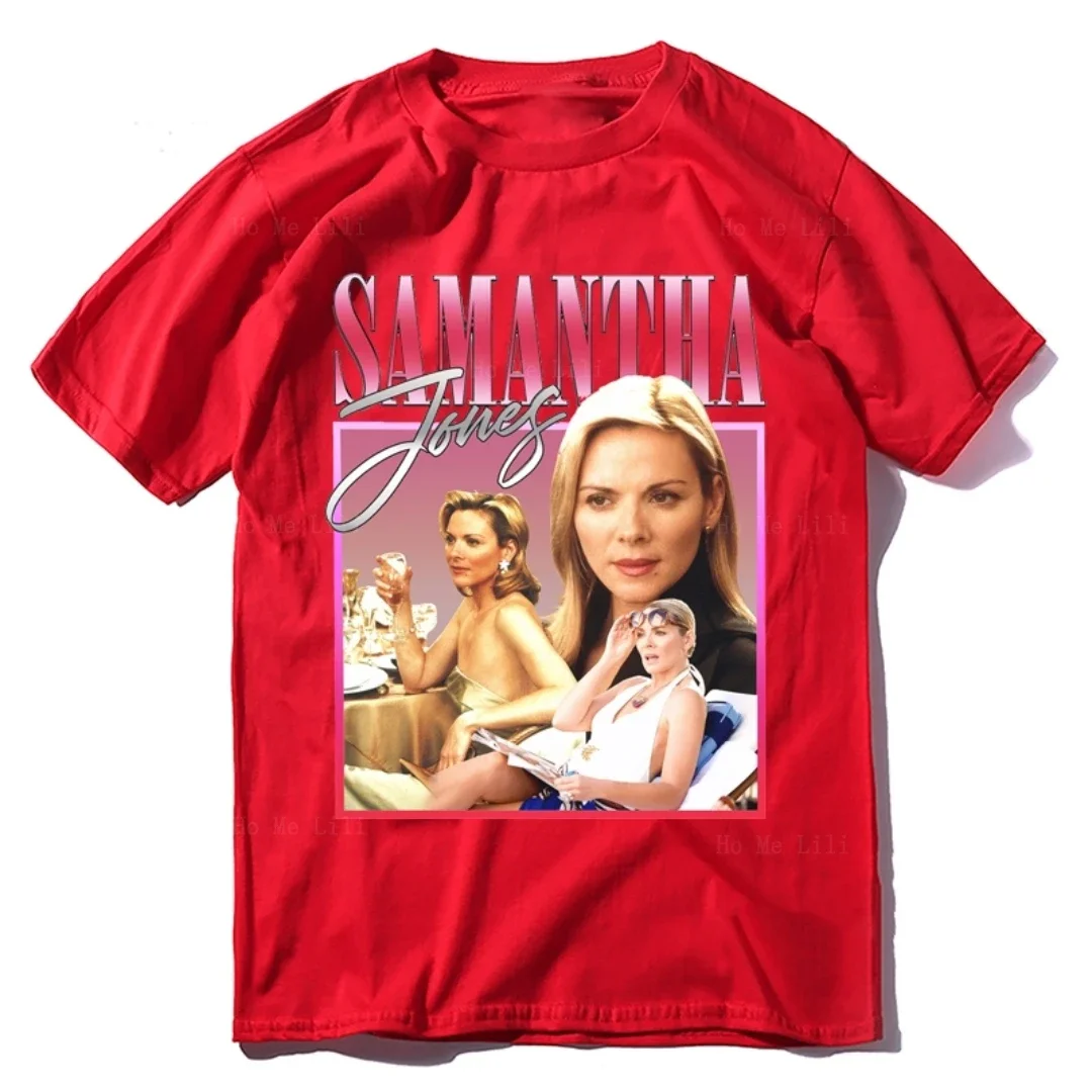 Samantha Graphic Men Sex And The City For Women For Satc Fans Vintage 90s Inspired T Shirt Gift Dropship Clothing