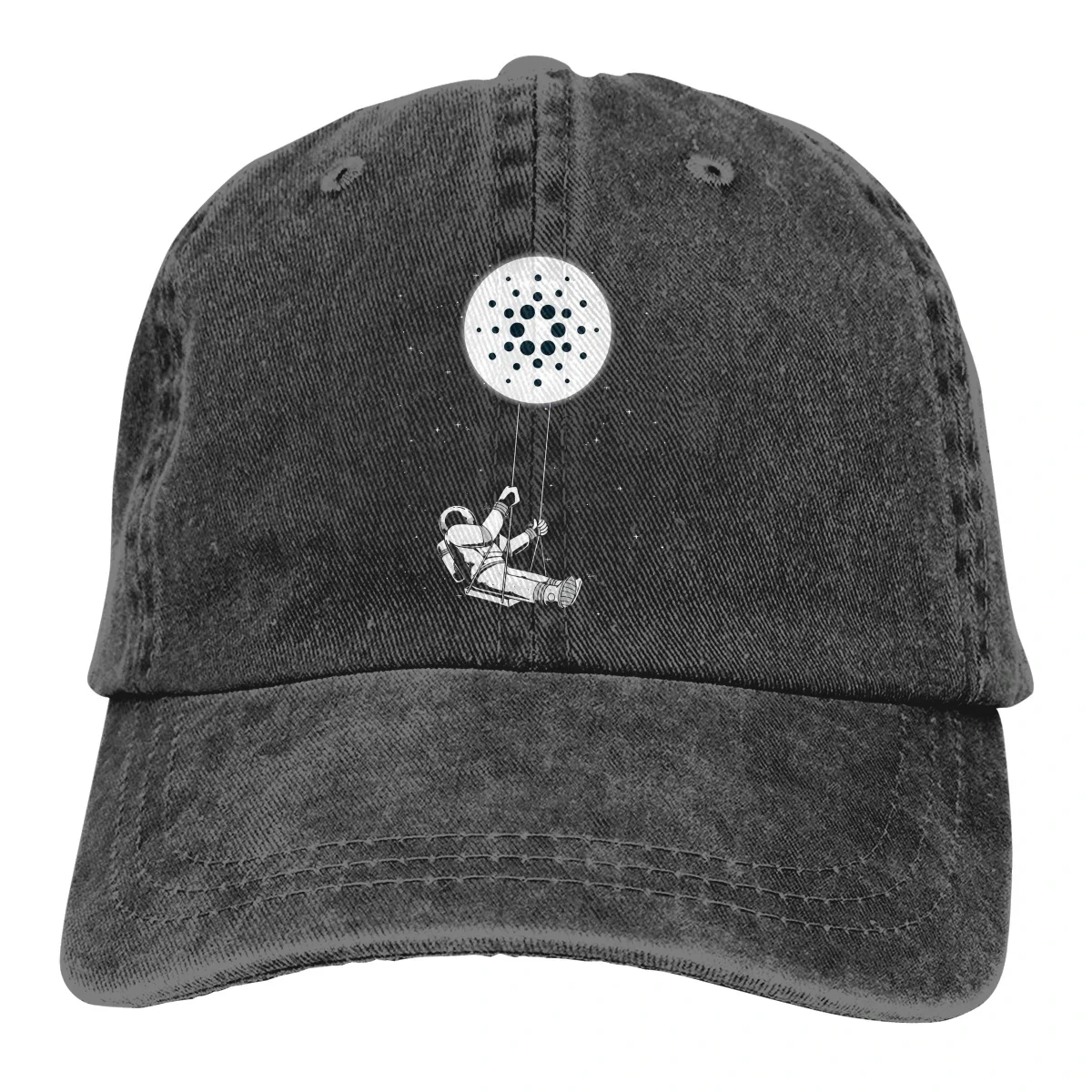 ADA Astronaut Swing The Baseball Cap Peaked capt Sport Unisex Outdoor Custom Cardano Coin ADA Cryptocurrency Hats