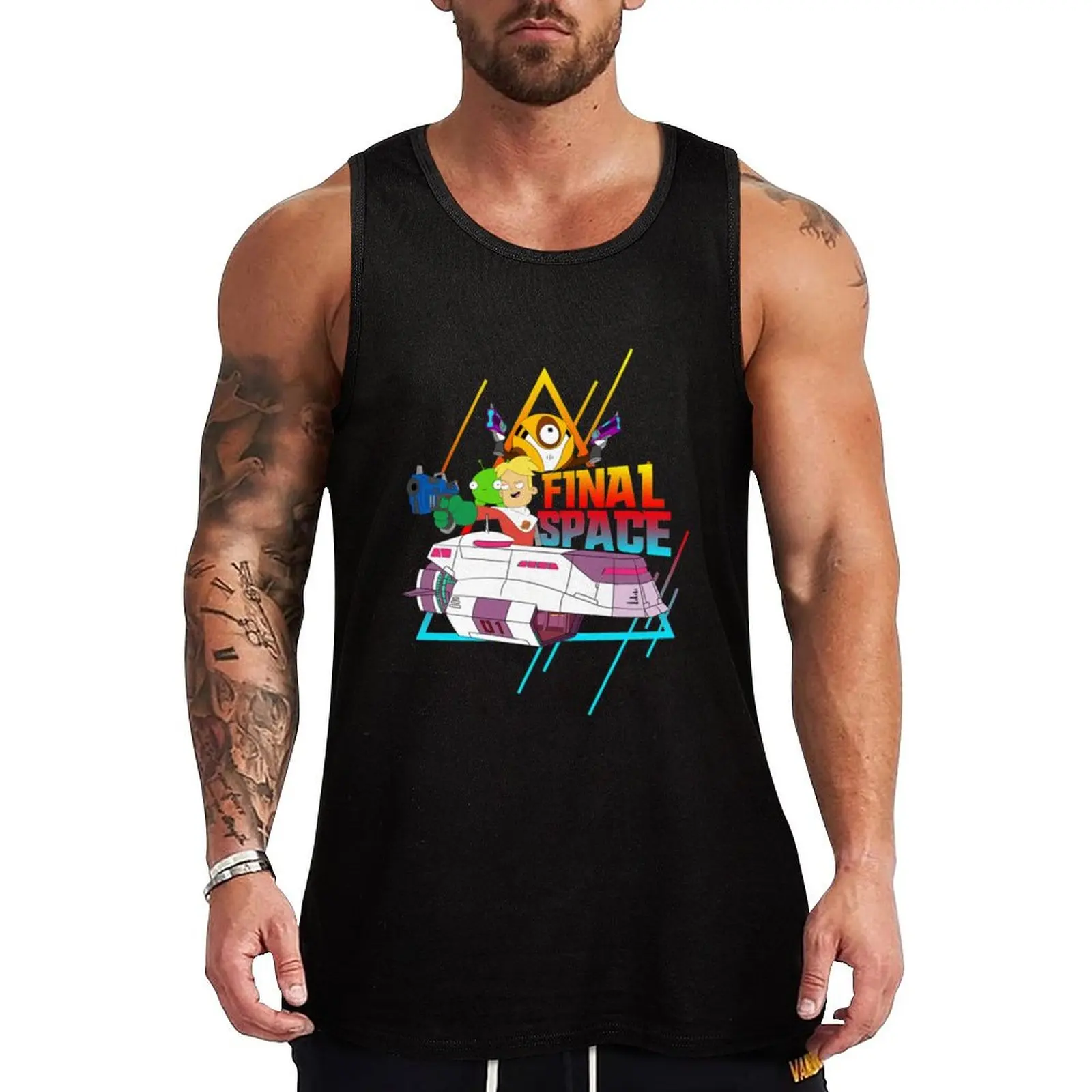 Final Space Tank Top Casual Sleeveless Tank Top Loose Fit Daily Wear