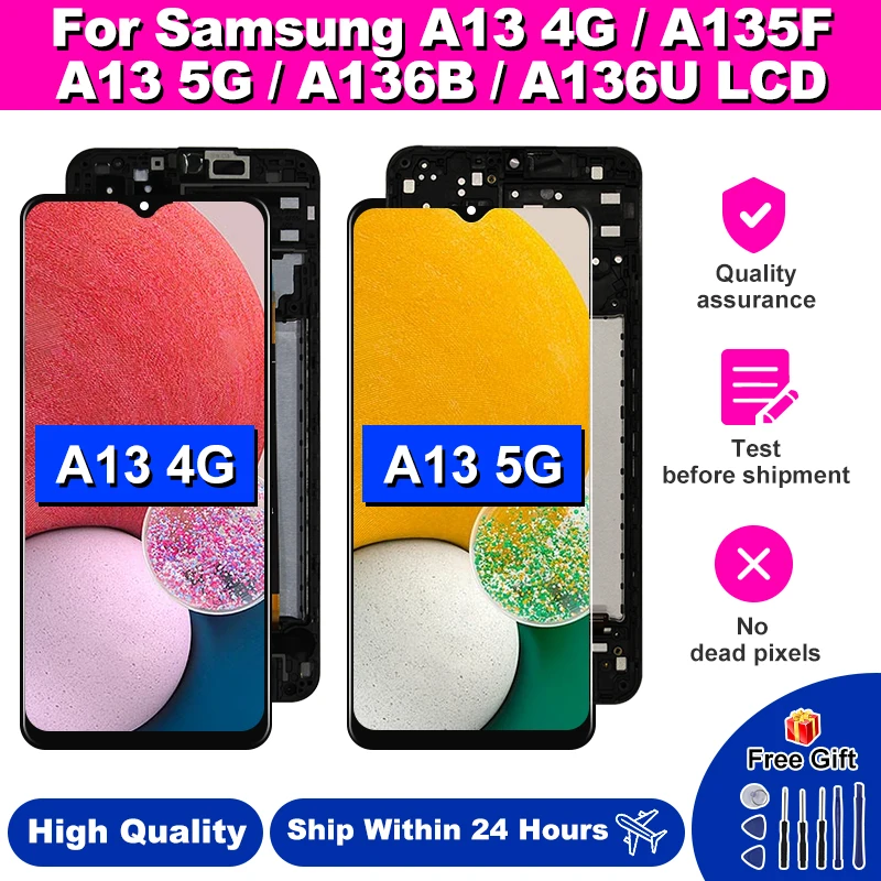 تقرير ونصيحة حول شاشة LCD لجهاز Samsung Galaxy A13 4G
