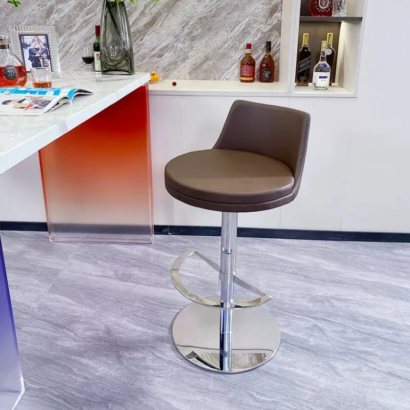 Traditional Relaxing Bar Stools Elegant Comfortable Bar Stools Solid Nordic Designer Counter Chaise De Cuisine Kitchen Furniture