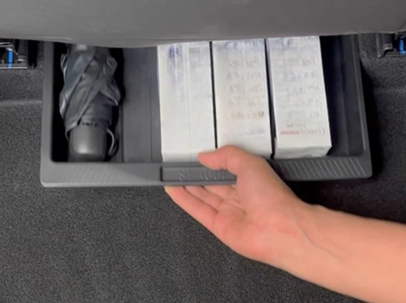 Car Under Seat Storage Box Fit for BYD Seagull Under Seat Storage Box Bottom Storage Box Magic Box Car Interior Supplies
