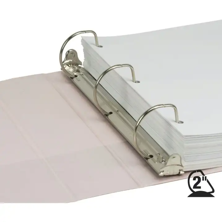 Samsill Earth's Choice Plant-Based View Durable 2 Inch 3 Ring Binders - Assortment 4 Pack, Assorted, 4 Pack (Quantity)