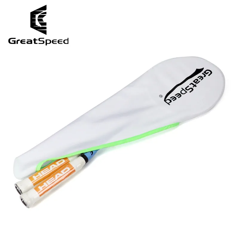 

Защитный чехол для теннисной ракетки Greatspeed из нейлона, эластичная сумка для хранения ракеток с защитой от ударов, чехол для одной ракетки
