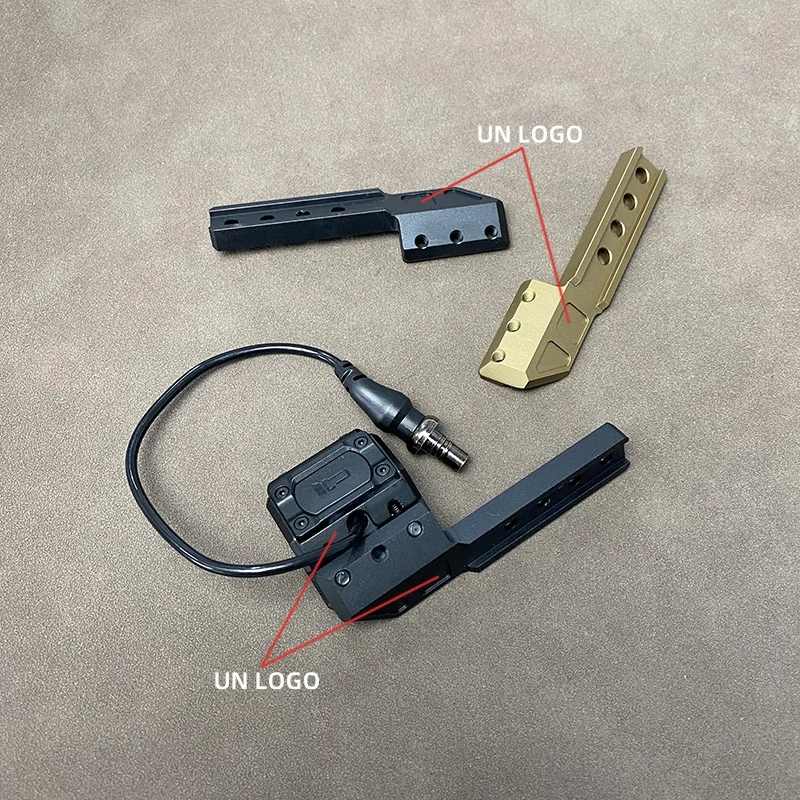 

Tactical ModButton Pressure Switch with Un Mount Side Extension Bracket For M300/M600 SF Flashlight and DBAL /NGAL Metal Base