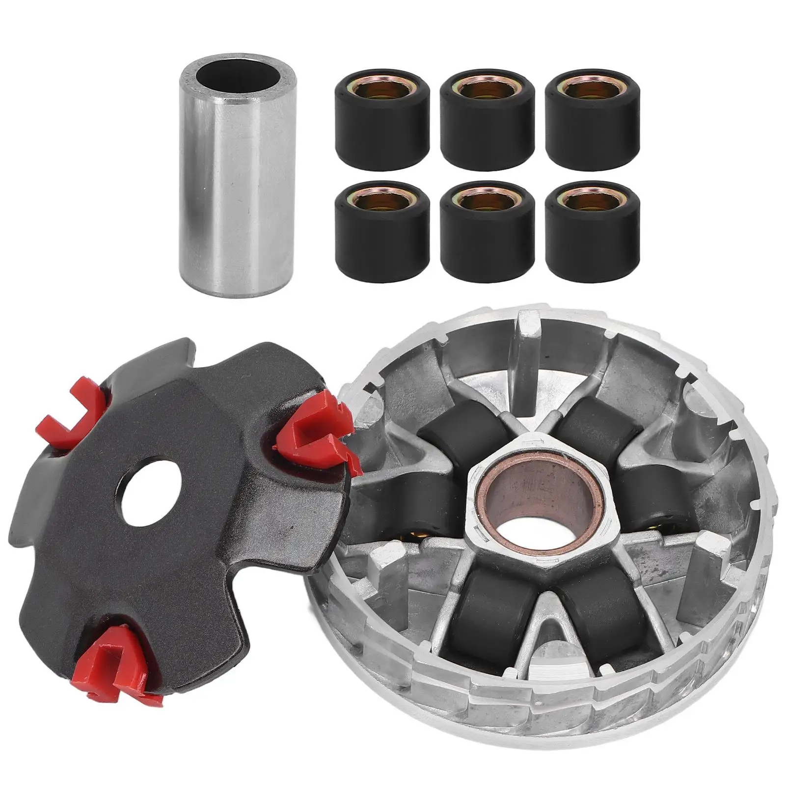 High-Performance Variator Kit for gy6 50 139QMB Engine - Complete Heat Dissipation Replacement Set