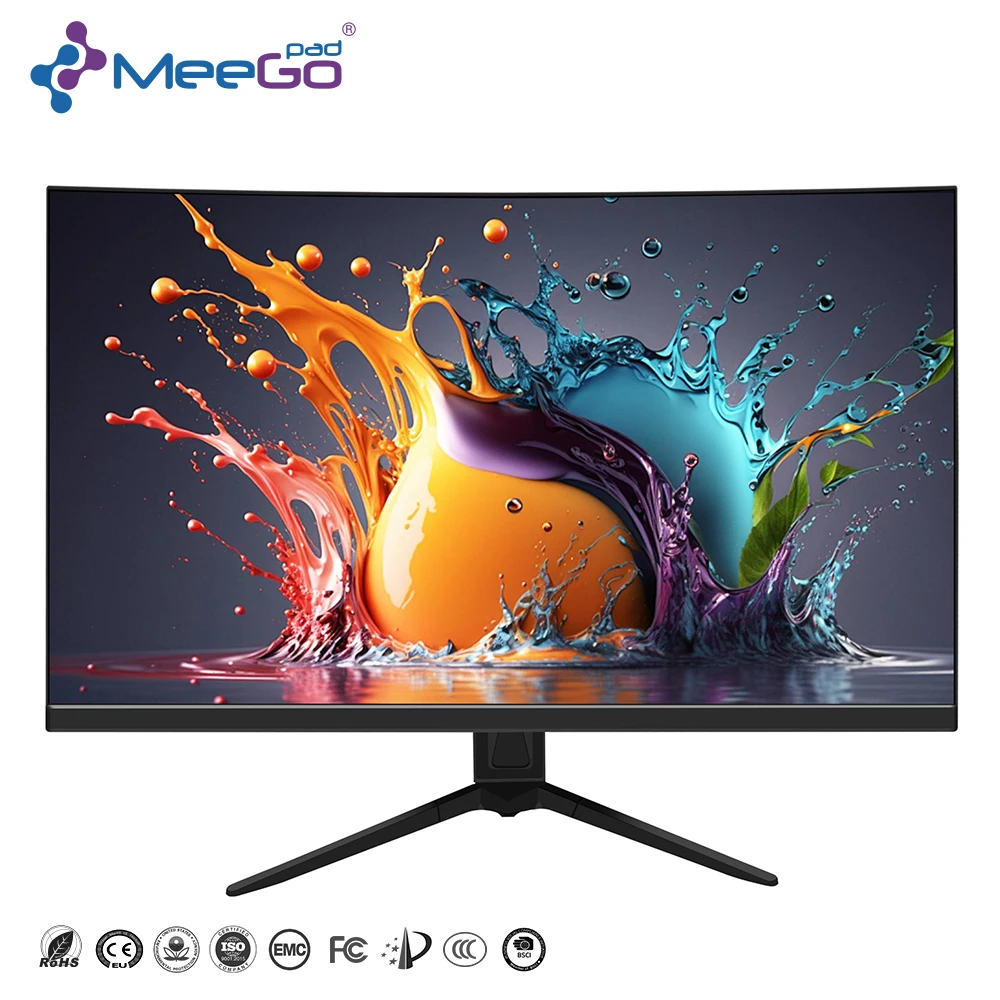 MEEGOPAD 27 Inch Ultra-Thin Desktop LED LCD Monitor 178° Wide Viewing Angle with 300cd/m ² VESA Installation