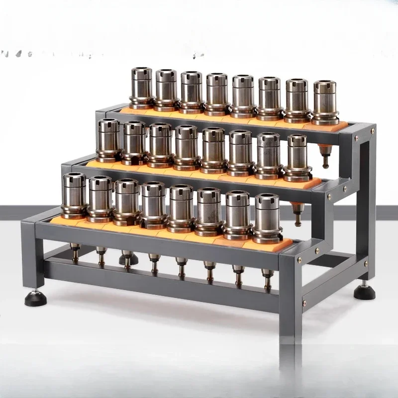 Splicing three-layer cnc machining center tool holder