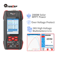 TOOLTOP 2000V Solar Power Tester Power Curves Display 3.2-Inch Screen 60000 Counts Multimeter Photovoltaic Solar Battery Meter