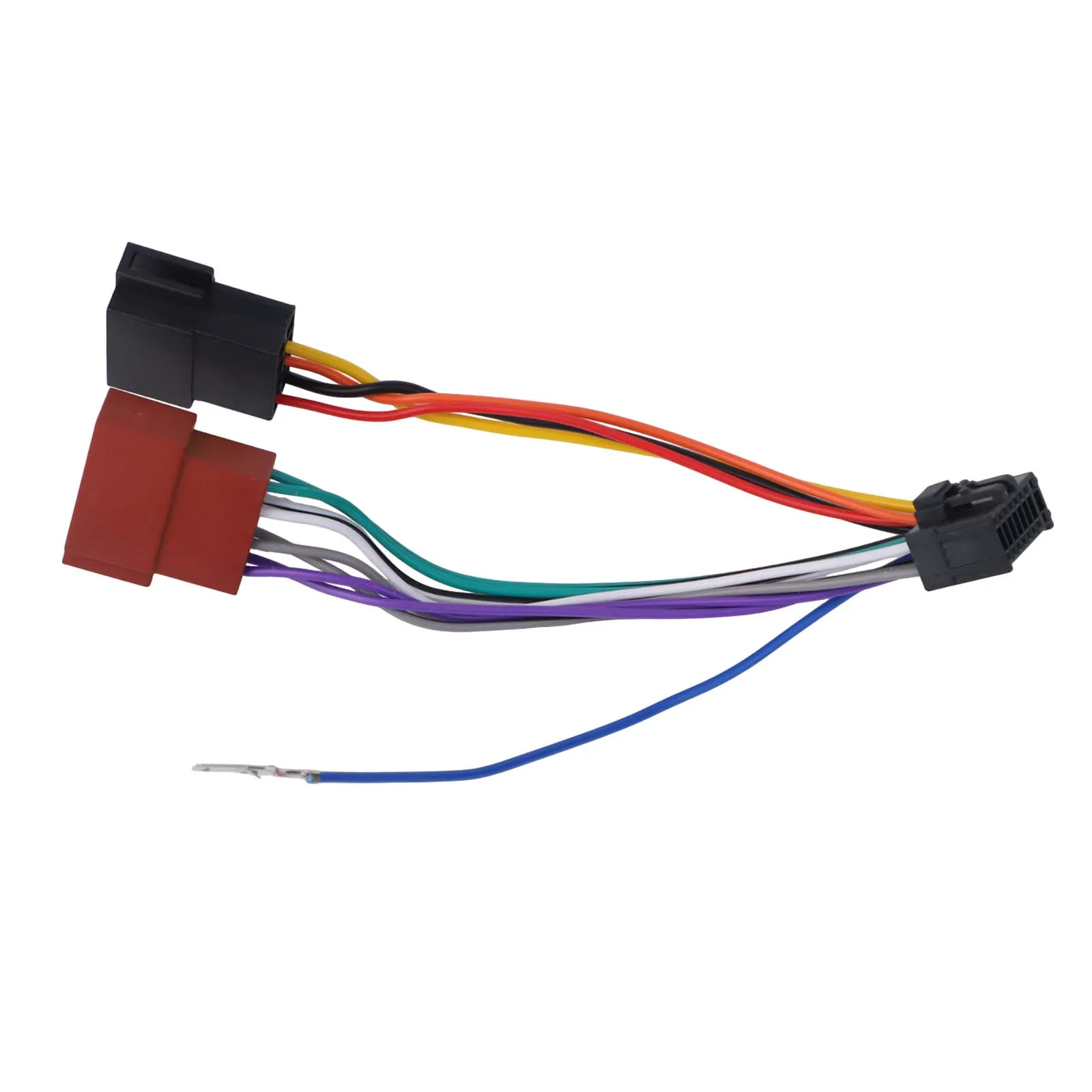 

16 Pin To Iso Connector Cable Adapter For Pioneer Cars 16-Pin Audio Harness Easy Installation ISO Female Socket