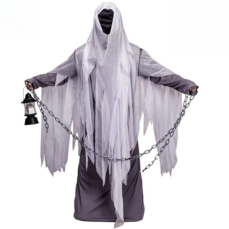 

Big Man Horror Ghost Faceless Halloween Costume Stage Cosplay Lantern Ghost