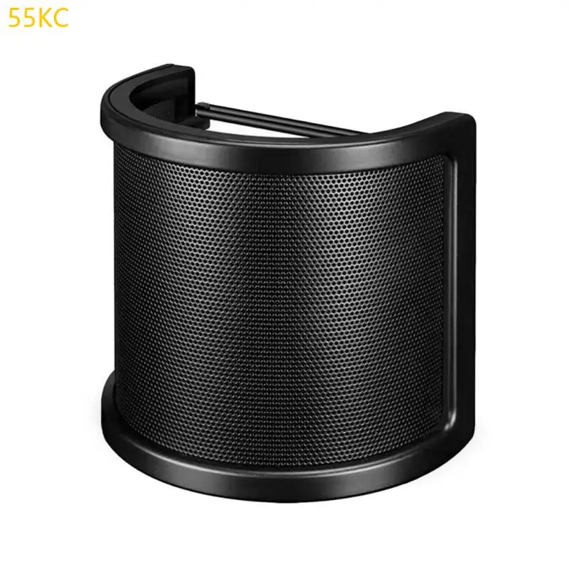 Filtro população 55kc Tela popping Microphone com Microfone Microfone Microfone Popping Shield Windscreen para gravar