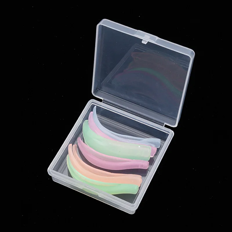 4 paires/boîte d'aide à l'extension de cils, outils de permanente et de teinture pour faux cils, joints en Silicone pour le repassage des cils