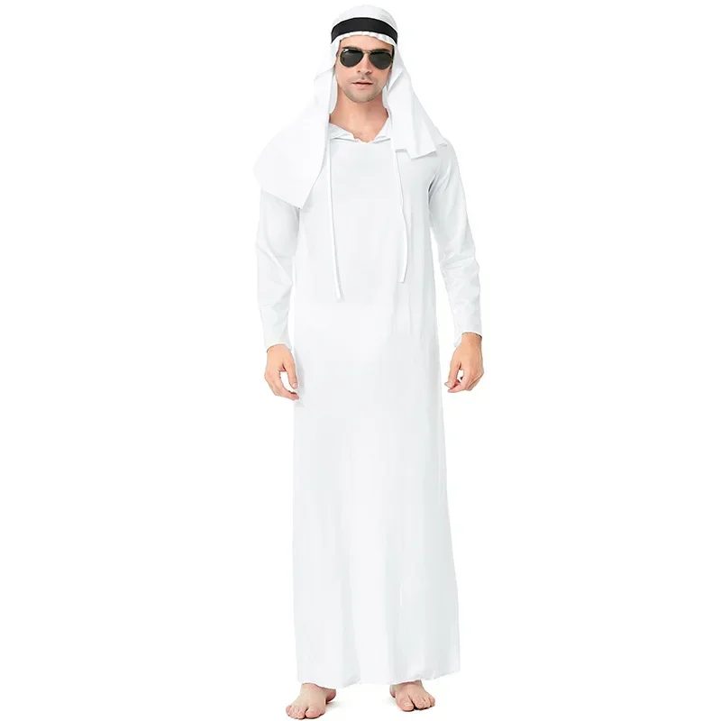 

Middle East Arab Prince King Clothes Dubai Emirates Robes Cosplay Costumes