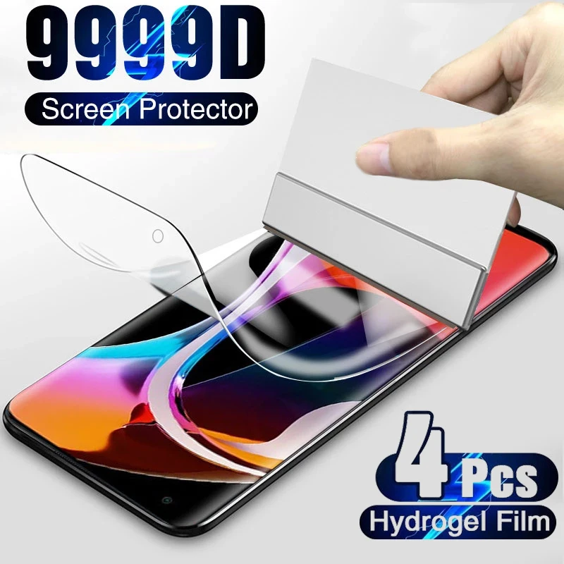 

2/4PCS Full Cover Hydrogel Film On The For Realme GT Neo 2T Pro GT Neo 3 Screen Protector For Realme 9I 8I 8 7 6 5 Q3 XT X2 Pro