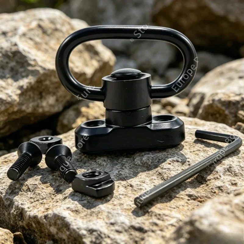 Universal Bracket MLOK QD Sling Mount Metal Floating Cup Swivel Loop for Tactical Airsoft Sport Model Toys Parts Gear