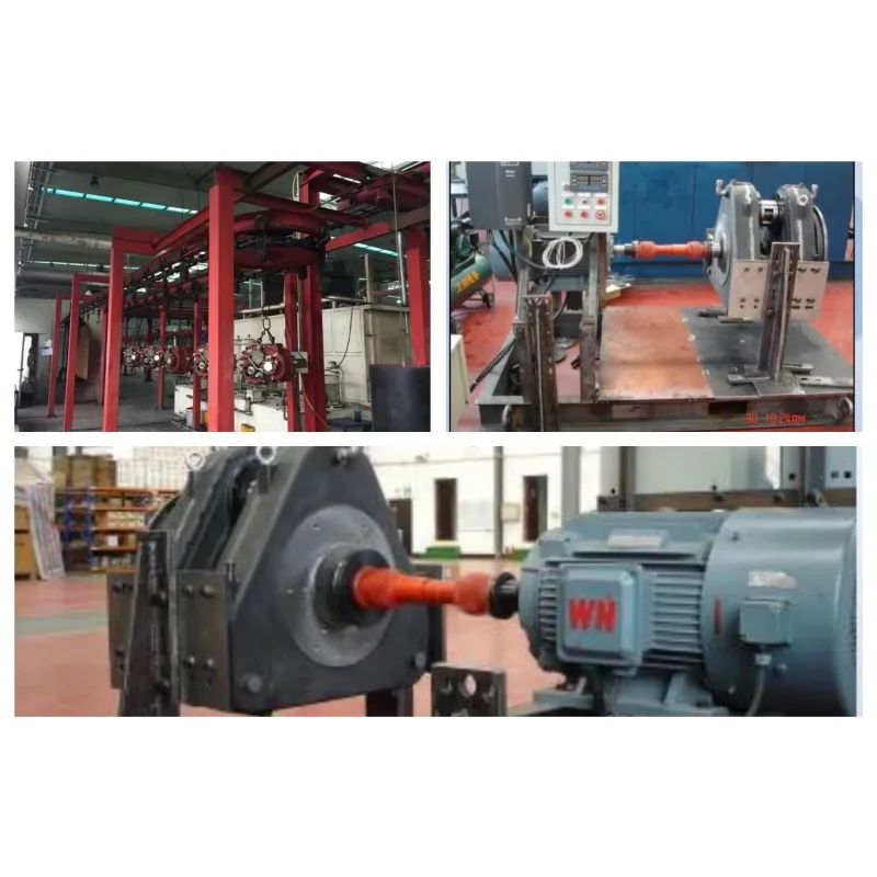 One-Into-Three Transfer Case  Pump Drives Gearboxfor  the Coalbed Pneumatic Drilling Rig