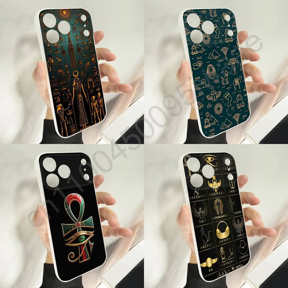 

Ancient Egypt Horus Eye Ankh Phone Case For iPhone 11,16,15,14,13,17,12,Plus,E,Air,Mini,Pro,Max Magnetic Magsafe Soft Cover