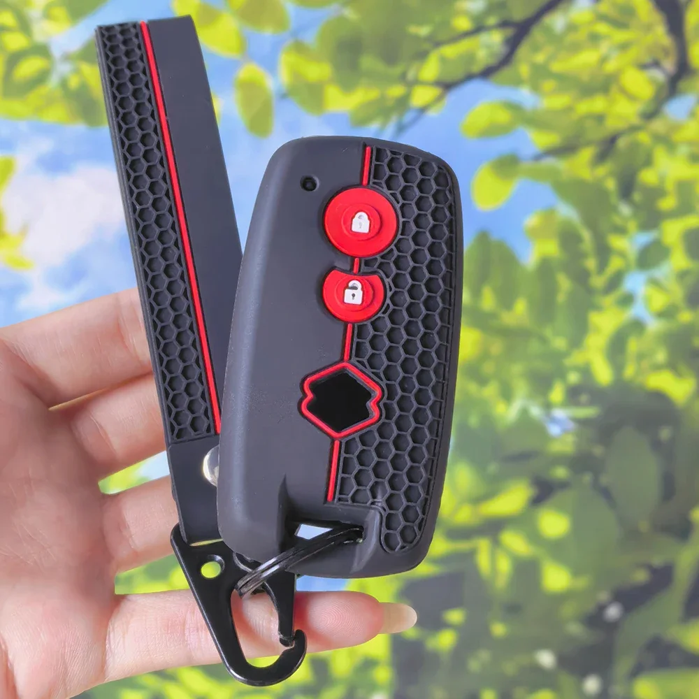 Sleek Honeycomb Key Guard With Keychain For Suzuki Grand Vitara SX4 S‑Cross XL‑7 Kuyucha Sch4 Swift 2007‑2010 Remote Shell