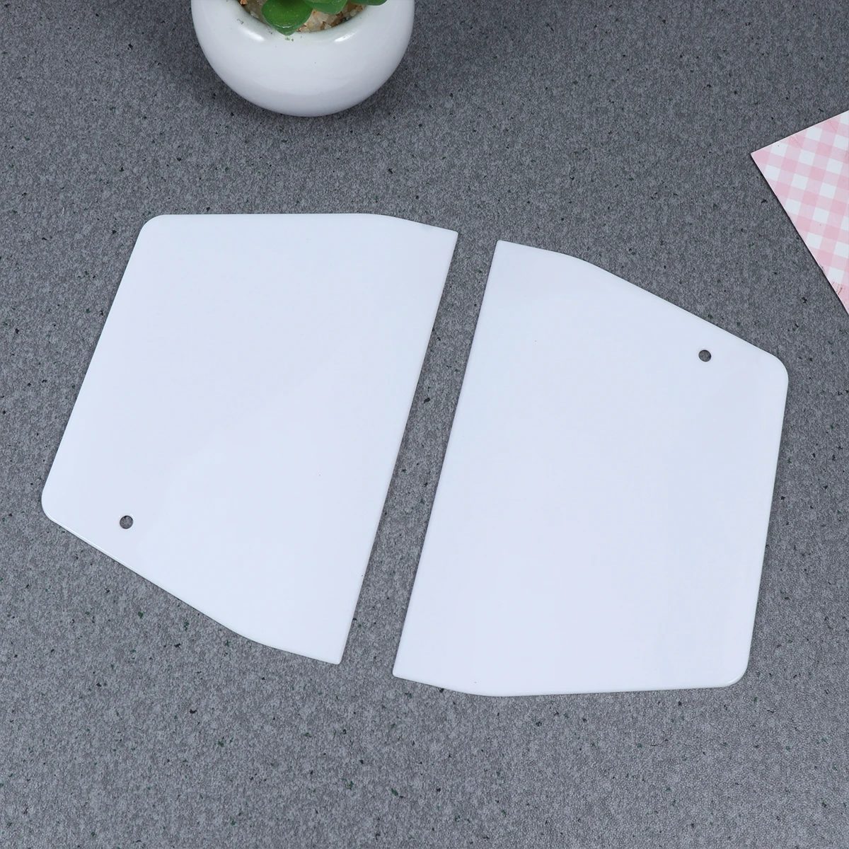 

20 pcs Cake Decorating Tools Plastic Dough Scraper Pastry Icing Spatula Kitchen Bowl Cleaning Tool Baking Pan Set