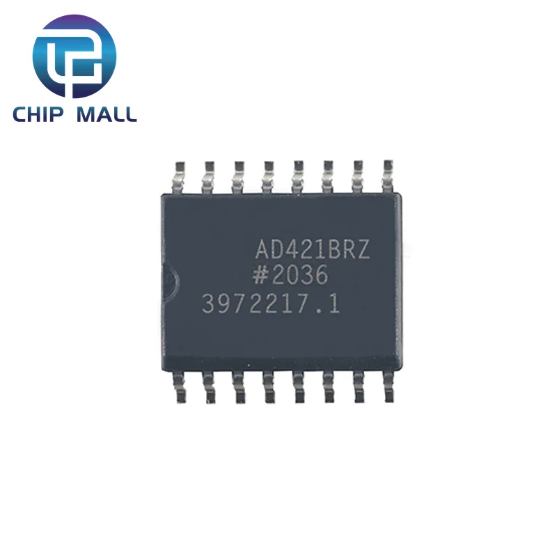 10PCS/LOT AD421BRZRL SOIC-16 loop powered digital-to-analog converter (DAC) chip original genuine