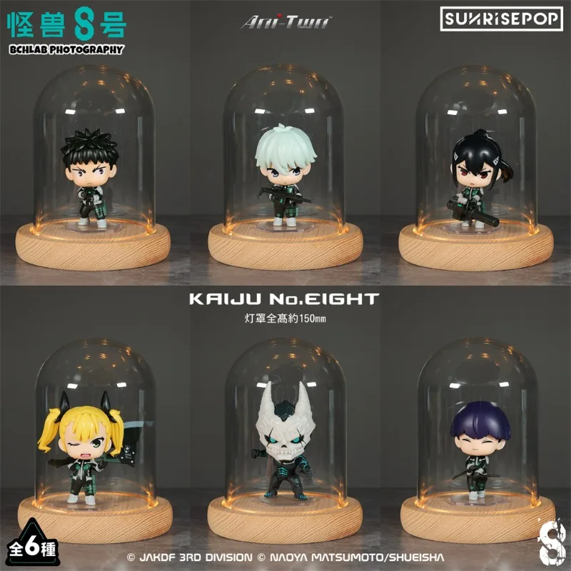 Bestia No. 8 figuras de acción de versión Q, figuras de Anime bidimensionales, modelo de PVC, adorno en el vehículo, regalos de vacaciones, modelo de juguete