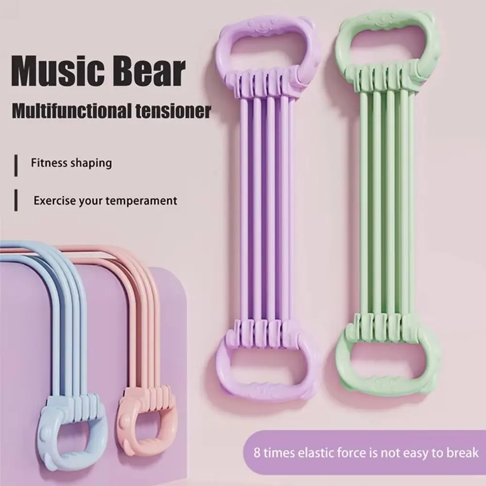 8-Shaped Design Yoga Elastic Band Adjustable Elastic Chest Expander Elastic Pull Trainer Muscle Stretching Back Shoulder Shaping