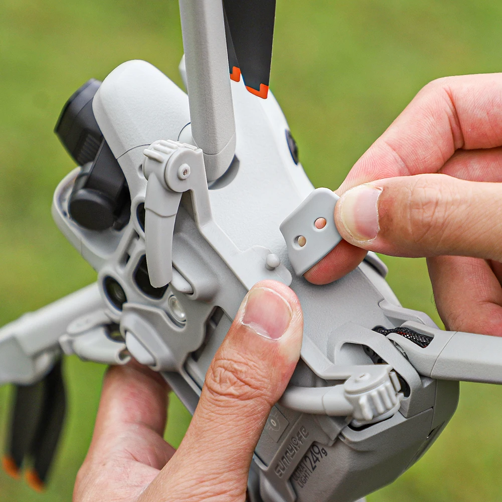 Extensor de altura de liberação rápida, protege a câmera de pouso no suporte, aumenta a altura, perna do trem de pouso aranha para dji mini 4 pro
