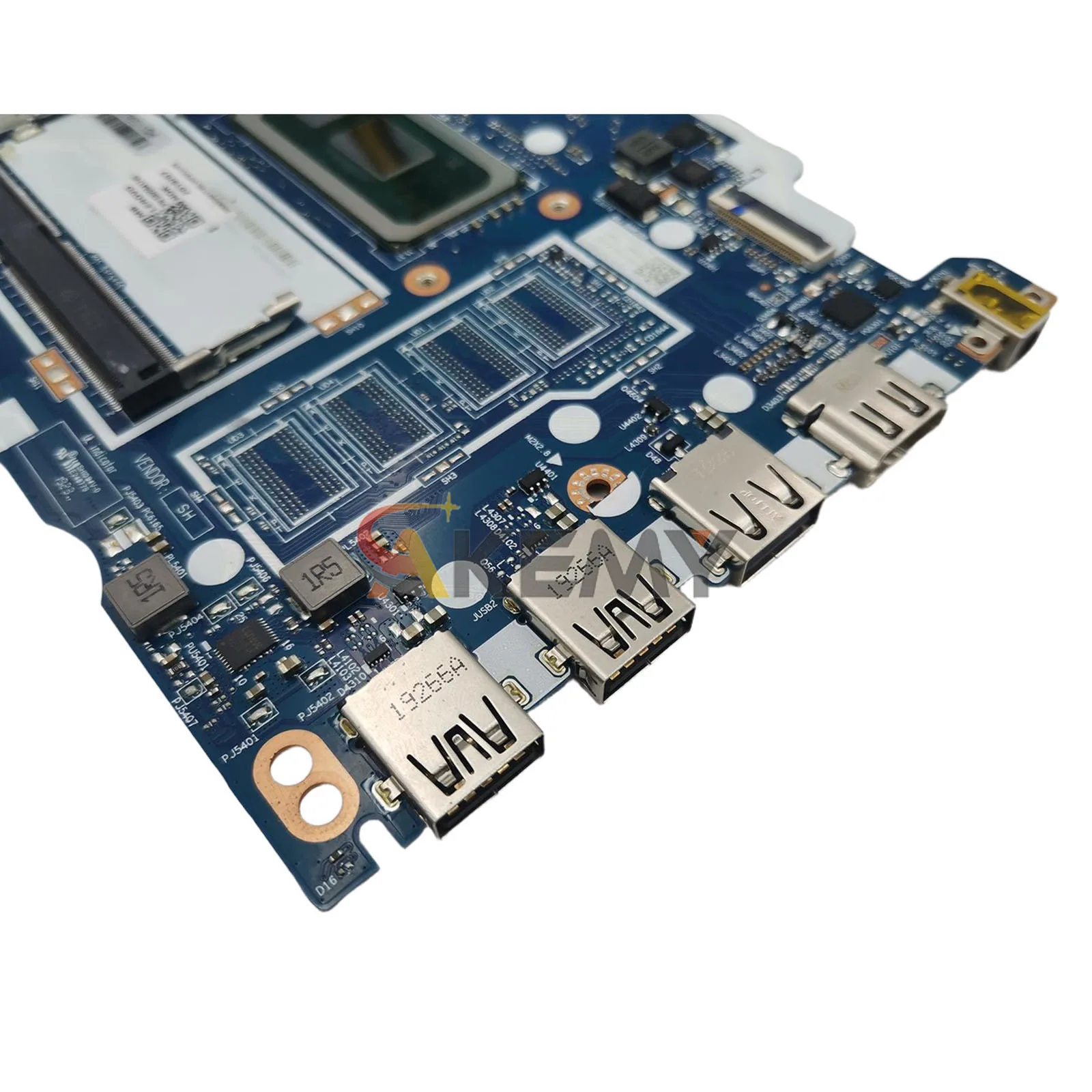NM-C121 untuk Lenovo Ideapad S145-15IWL V15-IWL Motherboard Laptop dengan I3 I5 I7 Generasi Ke-8 UMA 100% Sepenuhnya Diuji