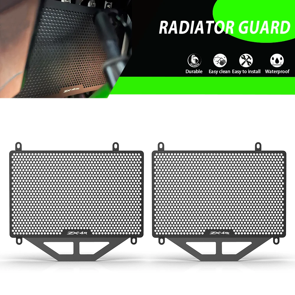 

For KAWASAKI NINJA ZX-4RR ZX-4R ZX4R ZX4RR SE 2023 2024 2025 2026 Motorcycle Accessories Radiator Grille Guard Protection Cover