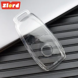 Transparent Car Key Case Cover Shell Fob for Mercedes Benz A C E S G Class W177 W205 W213 X167 W222 CLA GLE GLB GLS AMG Maybach