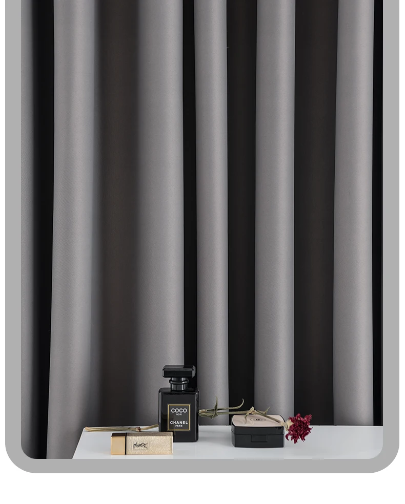 Blackout Curtain Bedroom Full Shade Sunshade Fabric New Decoration Room Living Room Balcony Bay Window Sale Free Shipping