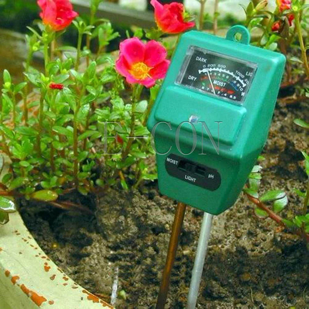 

Soil Tester 3-in-1 Moisture / PH / Light Meter Detector for Garden Flower Plant