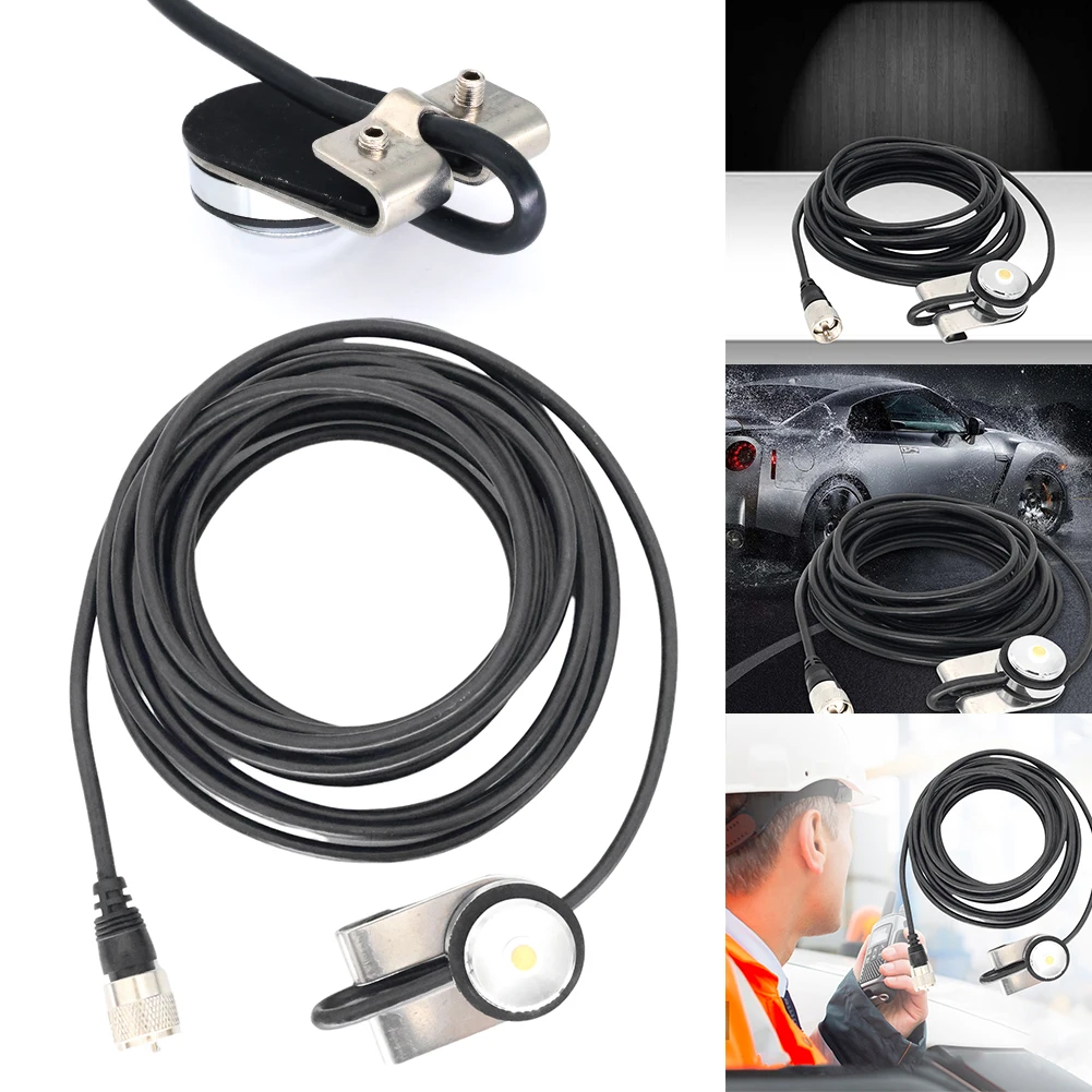 5 متر NMO إلى PL259 RG-58 اقناع كابل NMO L شكل جبل RG-58 محوري تمديد كابل المحمول هوائي قوس لهوائي NMO HF/VHF/UHF