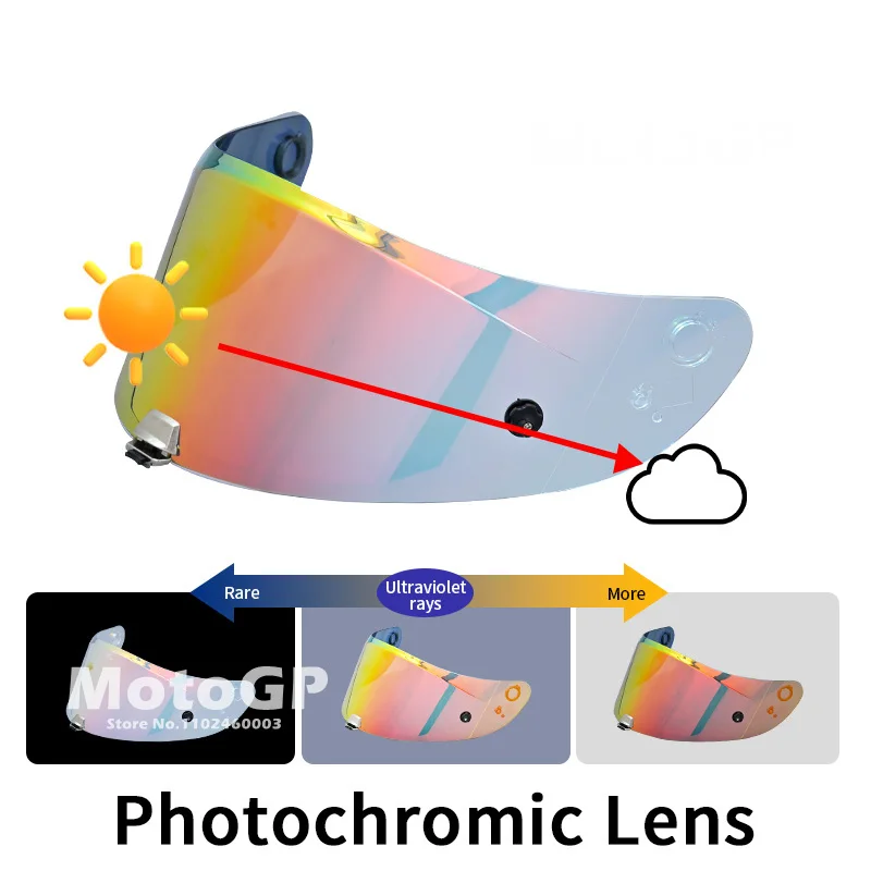 RPHA11 Photochromic Visor for HJC RPHA 11 PRO RPHA 70 ST HJ-26  Helmet Shield Uv Cut Casco Moto Face Shield Visera Windshield